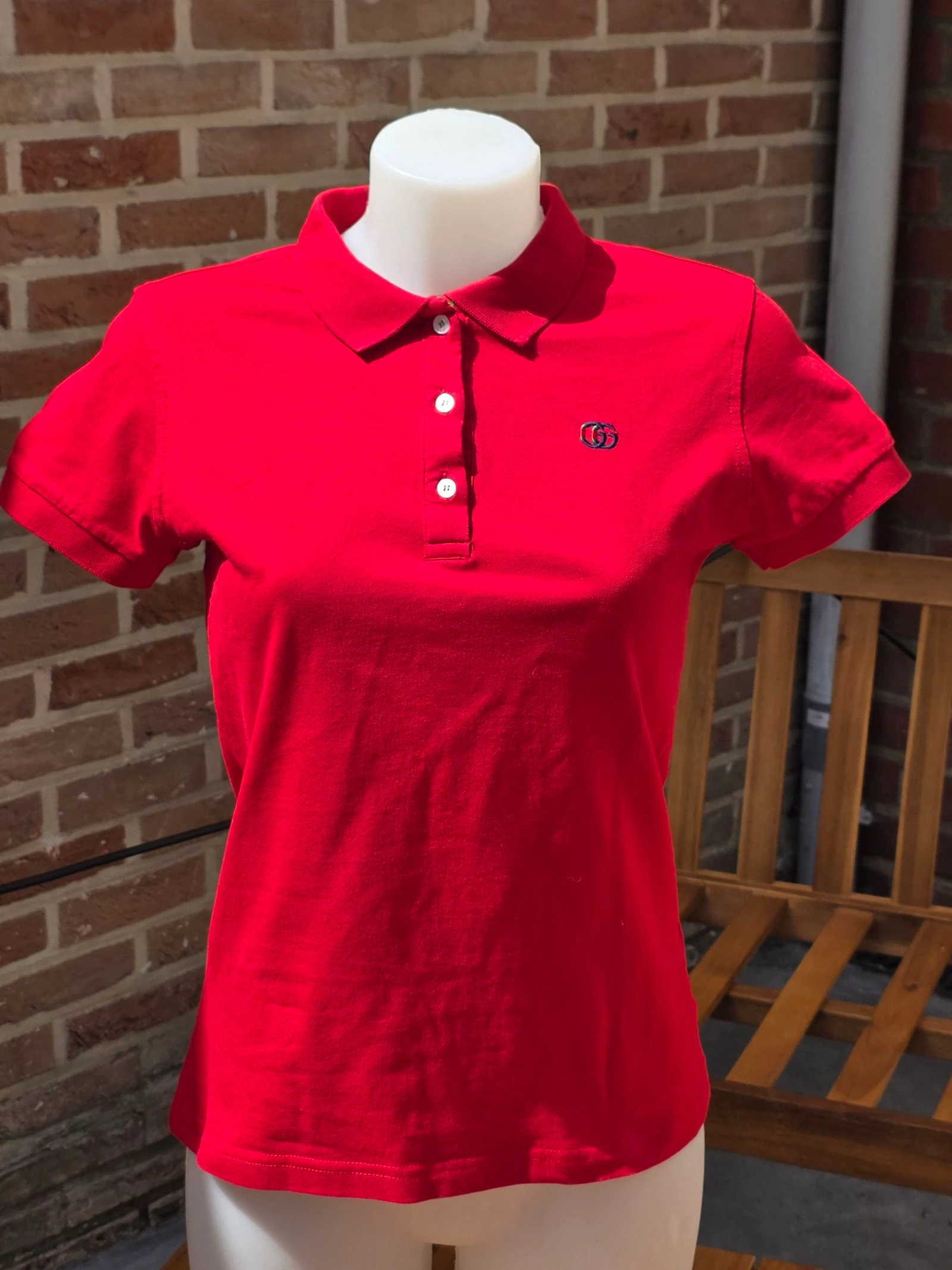 Women's red polo shirt – photo 2